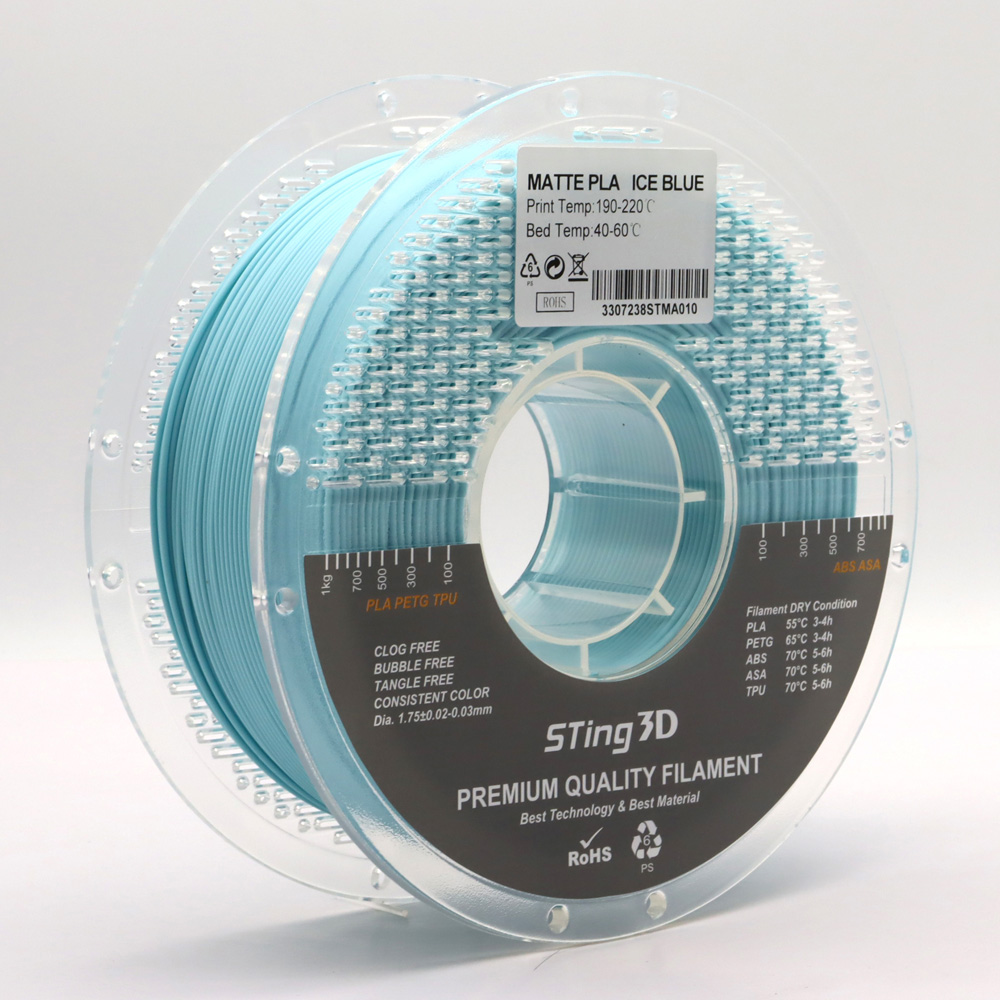 Sting3D PLA Matte - أزرق ثلجي مطفي